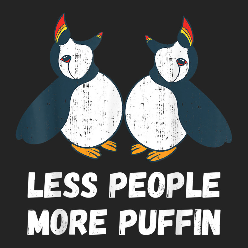 Puffin Less People More Puffin Bird Lover Seabird Lover T Shirt 3/4 Sleeve Shirt by marge3nstbo | Artistshot