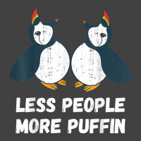 Puffin Less People More Puffin Bird Lover Seabird Lover T Shirt Vintage T-shirt | Artistshot