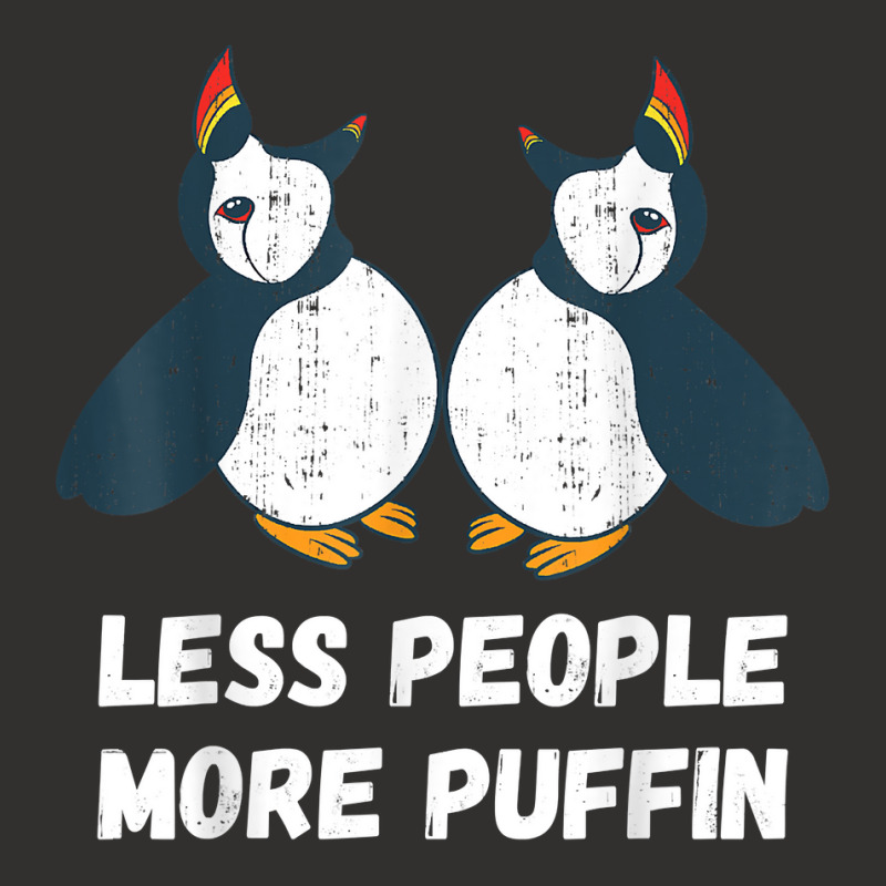 Puffin Less People More Puffin Bird Lover Seabird Lover T Shirt Champion Hoodie by marge3nstbo | Artistshot