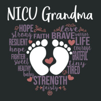 Nicu Grandma Preemie Or Nicu Grandma Women's Triblend Scoop T-shirt | Artistshot