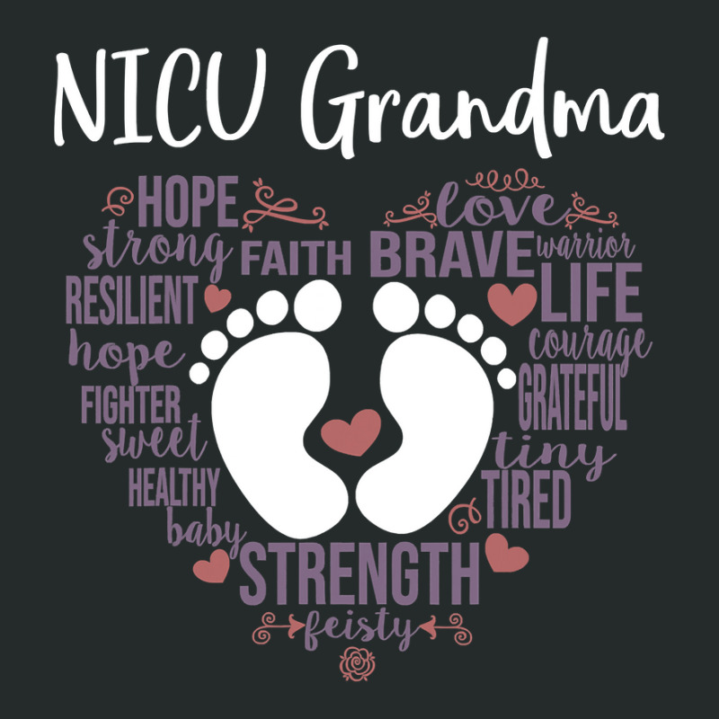 Nicu Grandma Preemie Or Nicu Grandma Women's Triblend Scoop T-shirt by Davidartist | Artistshot