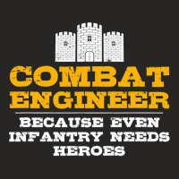 Combat Engineer  Engineer Gifts  Army Engineering Ladies Fitted T-shirt | Artistshot