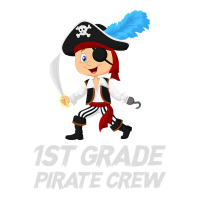 Funny Cute 1st Grade Pirate Halloween Crewneck Sweatshirt | Artistshot