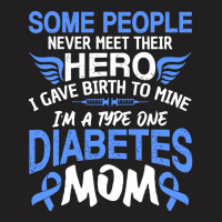 Type 1 Diabetes Mom Mother T1d Diabetic Awareness Women Pullover Hoodi T-shirt | Artistshot