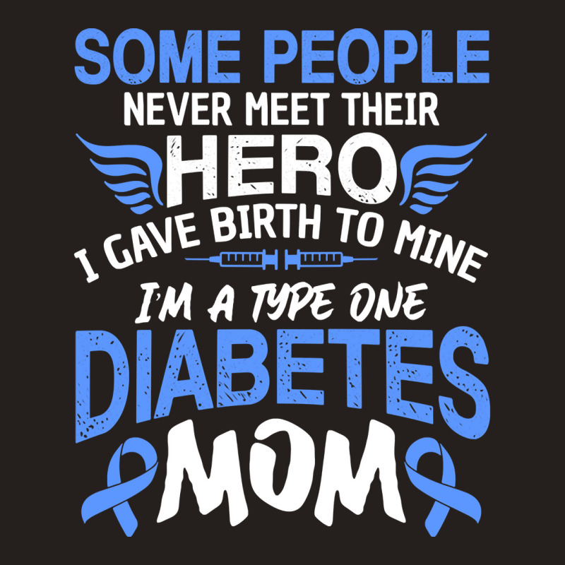 Type 1 Diabetes Mom Mother T1d Diabetic Awareness Women Pullover Hoodi Tank Top | Artistshot