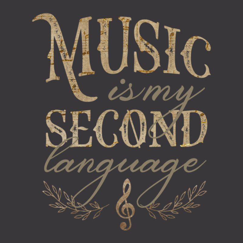 Music Is My Second Language Ladies Curvy T-Shirt by MichaelTatum | Artistshot