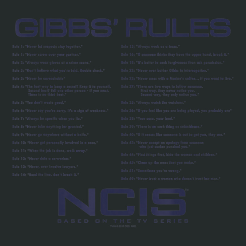 Ncis Gibbs Rules Women's Triblend Scoop T-shirt by rastyrocl | Artistshot