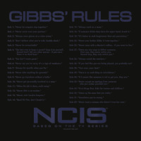 Ncis Gibbs Rules Scorecard Crop Tee | Artistshot