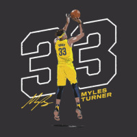 Myles Turner Outline Vintage Hoodie And Short Set | Artistshot