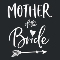 Womens Mother Of The Bride Shirt Arrow And Heart Navy Blue Crewneck Sweatshirt | Artistshot