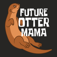 Otter And Sea Otters Future Otter Mama Ladies Fitted T-shirt | Artistshot