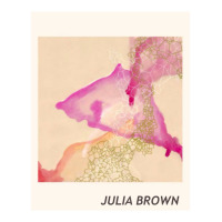 Julia Brown Watercolor V-neck Tee | Artistshot