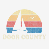 Door County Wi Vintage Sailboat 70s Throwback Sunset Front Car Mat | Artistshot