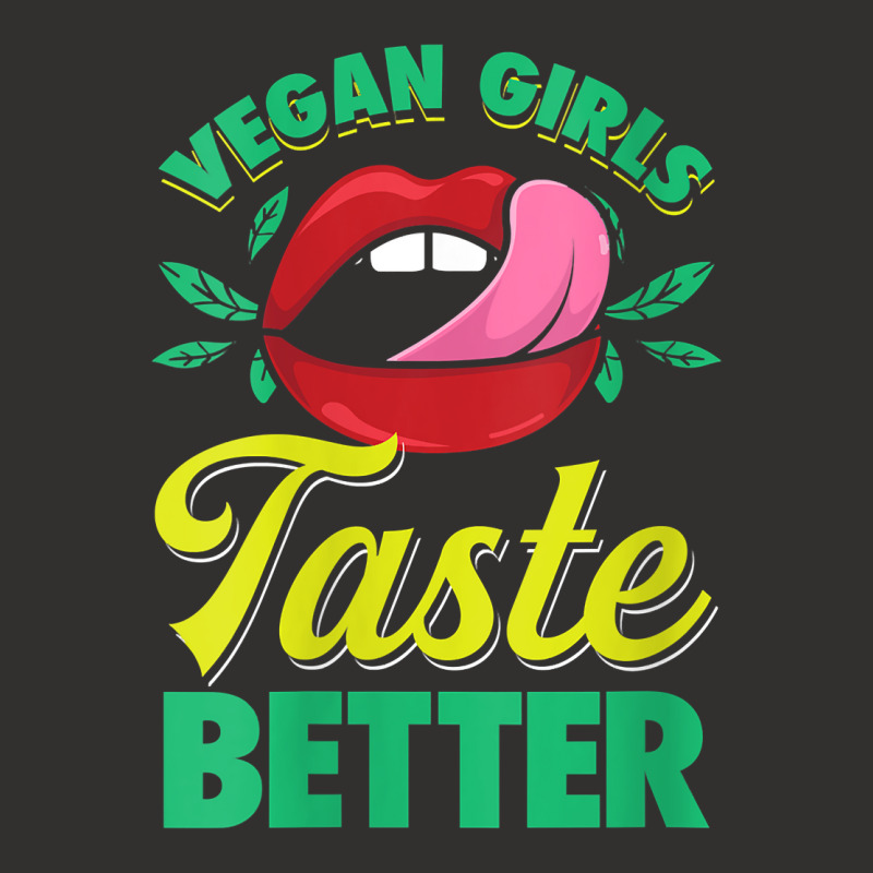 Womens Vegan Girls Taste Better Women Mouth Veggie V Neck T Shirt Champion Hoodie | Artistshot