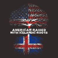 American Raised With Icelandic Roots Iceland Racerback Tank | Artistshot