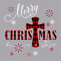 Merry Christmas Cross Buffalo Plaid Christian Holiday Gift Youth 3/4 Sleeve | Artistshot