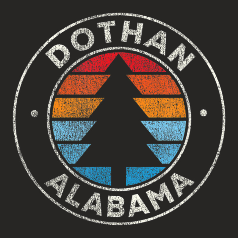 Dothan Alabama Al Vintage Retro 70s Ladies Fitted T-Shirt by michaelyounger19 | Artistshot