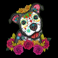 Calaveras De Azúcar Pitbull Dia De Los Muertos Perros Dog Women's V-neck T-shirt | Artistshot