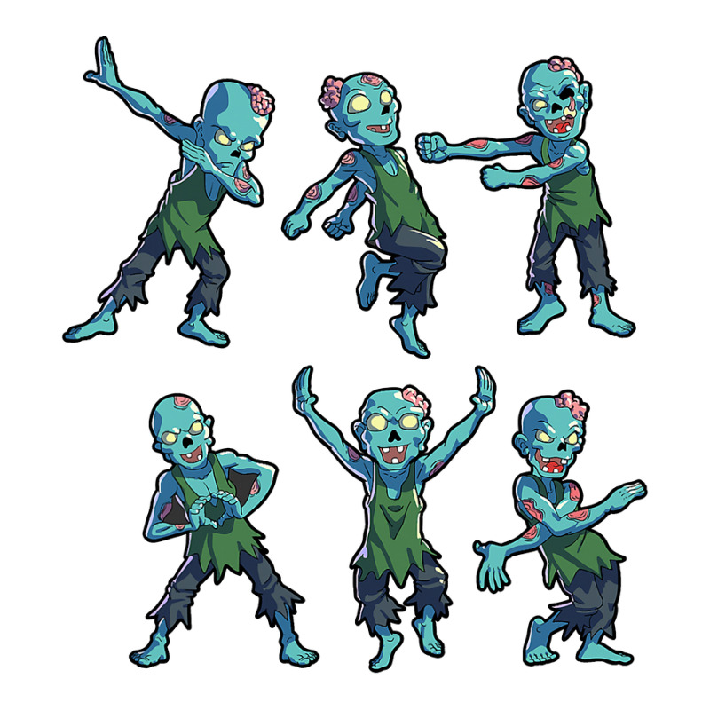 Dancing Zombie Halloween Kids Boys Girls Dabbing Zombie Zipper Hoodie | Artistshot