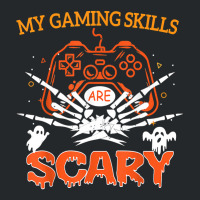 Funny Halloween Gaming Skills Gamer Girls Or Boys Skeleton Crewneck Sweatshirt | Artistshot