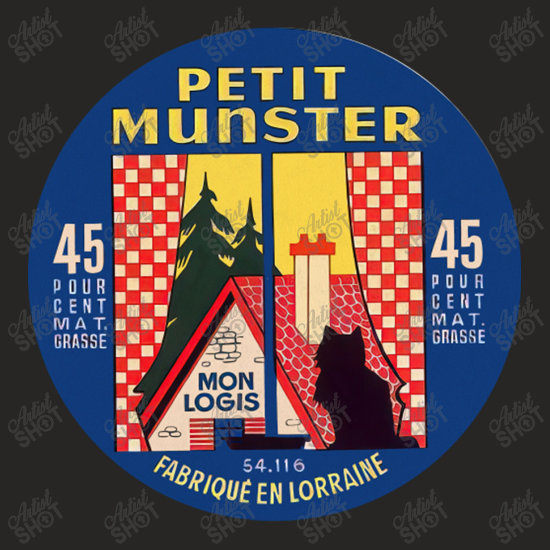 Petit Munster Vintage Francophile Cheese Label Ladies Fitted T-Shirt by TerriBeverly | Artistshot