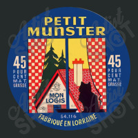 Petit Munster Vintage Francophile Cheese Label Women's Triblend Scoop T-shirt | Artistshot