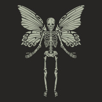 Fairycore Aesthetic Gothic Butterfly Skeleton Fairy Grunge Ladies Fitted T-shirt | Artistshot