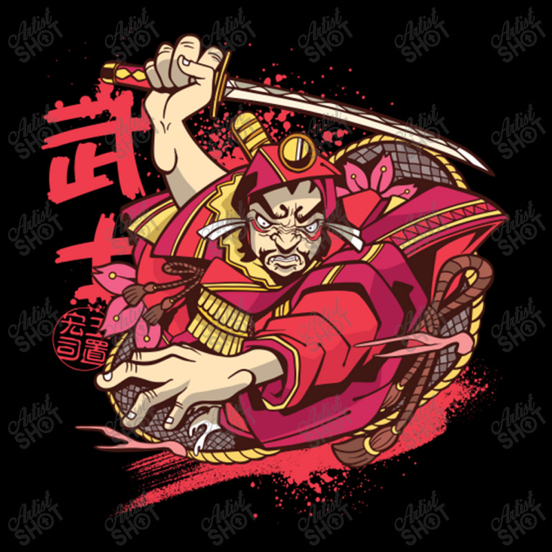 Vibrant Japanese Samurai Warrior Anime Long Sleeve Shirts by EdieTiffany | Artistshot