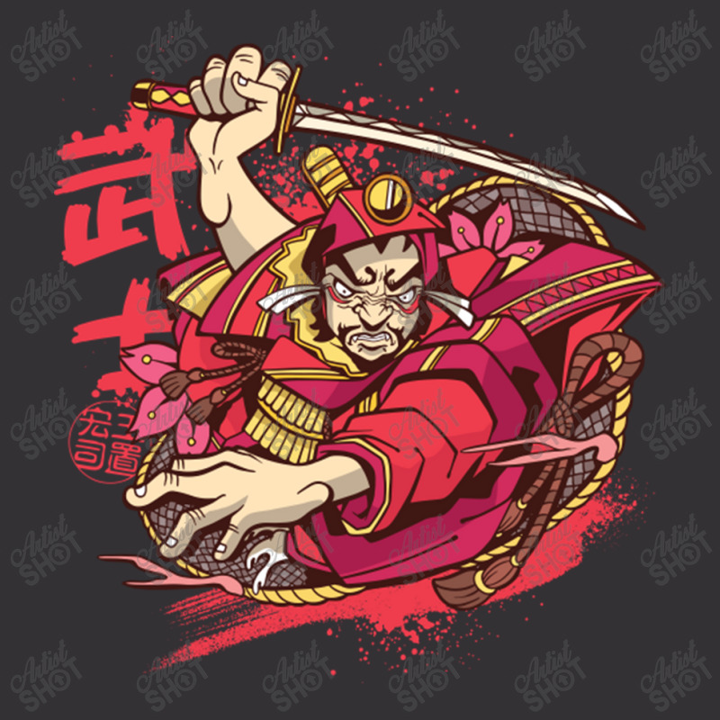 Vibrant Japanese Samurai Warrior Anime Vintage Short by EdieTiffany | Artistshot