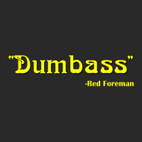 Dumbass 70s Lettering Quote Dumb Ass Printed Hat | Artistshot