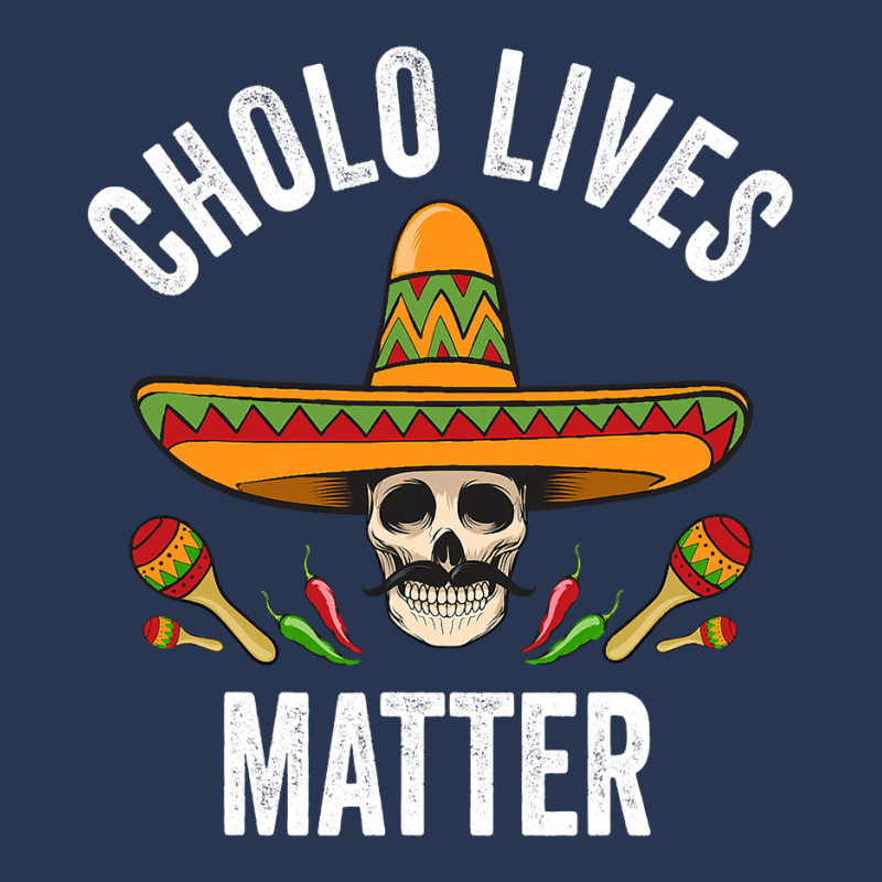 Cholo Lives Matter  Funny Mexican Skull Cinco De Mayo Ladies Denim Jacket by PeterArtist | Artistshot