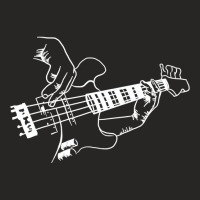 Bass Guitar Player Music Guitarist Musician Rock Ladies Fitted T-shirt | Artistshot