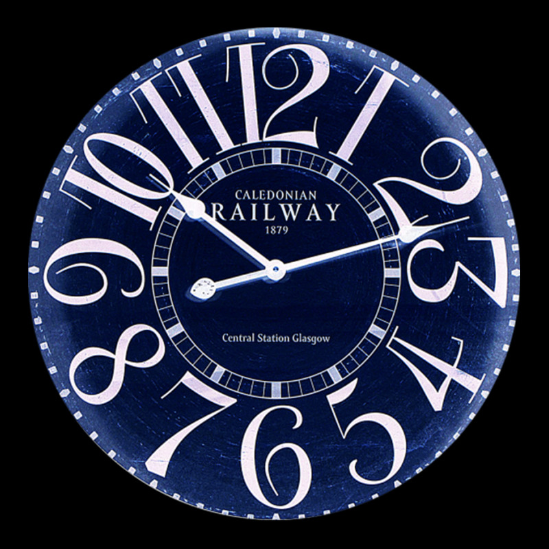 Caledonian Railway Central Station Glasgow Clock Blue Adjustable Cap by ReenaKonicek | Artistshot