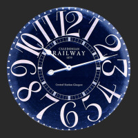 Caledonian Railway Central Station Glasgow Clock Blue Printed Hat | Artistshot