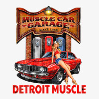 Vintage Old School Muscle Race Car American Classic Gift Ladies Fitted T-shirt | Artistshot