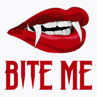 Bite Me  Vampire Teeth Easy Diy Halloween Costume T-shirt | Artistshot