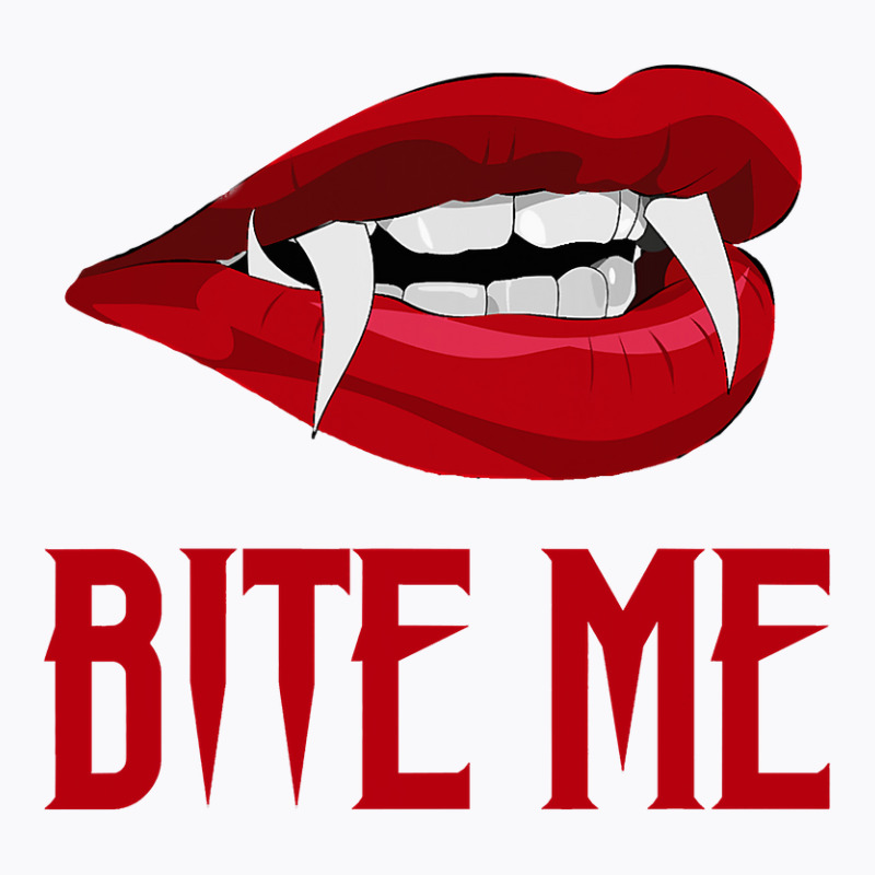 Bite Me  Vampire Teeth Easy Diy Halloween Costume T-shirt | Artistshot