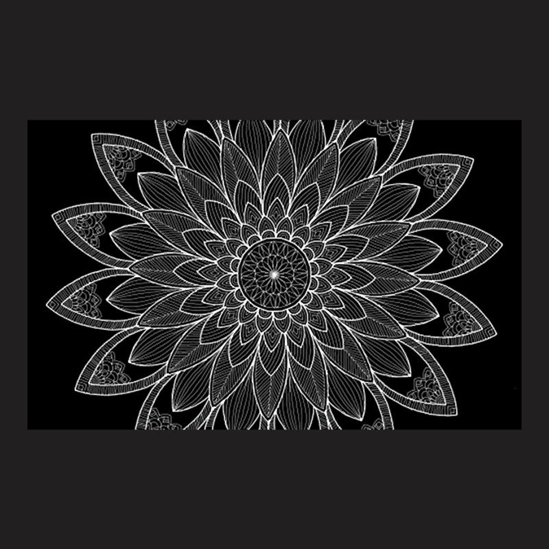 Mandala The Black Series 006 T-Shirt by lykhongduong9enev3 | Artistshot