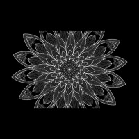 Mandala The Black Series 006 V-neck Tee | Artistshot