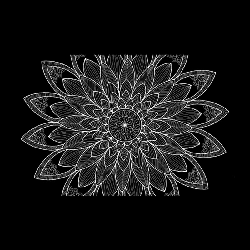 Mandala The Black Series 006 V-Neck Tee by lykhongduong9enev3 | Artistshot