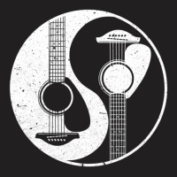 Yin Yang Guitar Acoustic Rock Music Lover Instrument T-shirt | Artistshot