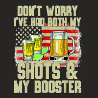 Don't Worry I've Had Both My Shots And Booster Funny Vaccine Ladies Fitted T-shirt | Artistshot