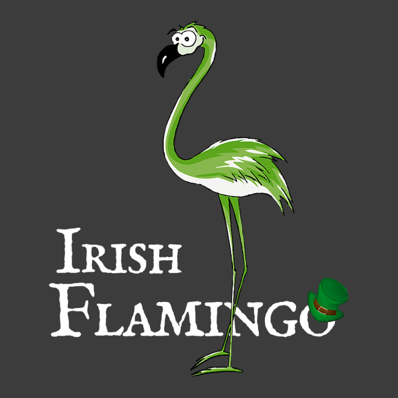 Funky Irish Flamingo Green Bird St Pattys Day Men's Polo Shirt by ScottArtist | Artistshot