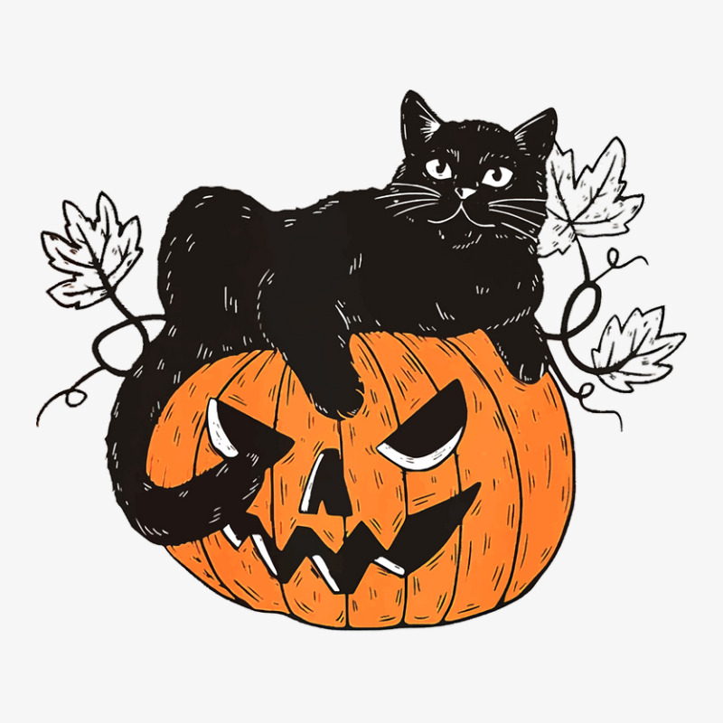 Black Cat On Pumpkin Gift For Cat Lover Halloween Champion Hoodie by HANANELArtist | Artistshot