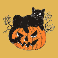 Black Cat On Pumpkin Gift For Cat Lover Halloween Vintage Hoodie And Short Set | Artistshot