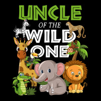 Uncle Of The Wild One Zoo Birthday Safari Jungle Animal Graphic T-shirt | Artistshot