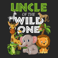 Uncle Of The Wild One Zoo Birthday Safari Jungle Animal Men's T-shirt Pajama Set | Artistshot