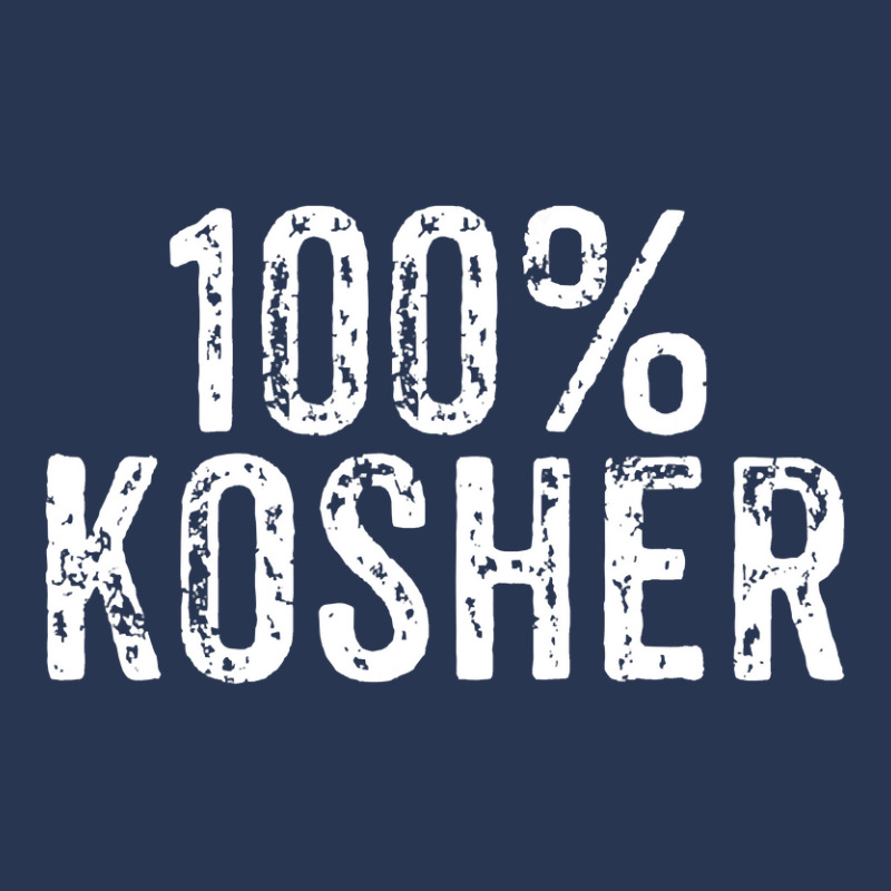 Funny 100 Kosher Chanukah Gift Ladies Denim Jacket by ScottArtist | Artistshot