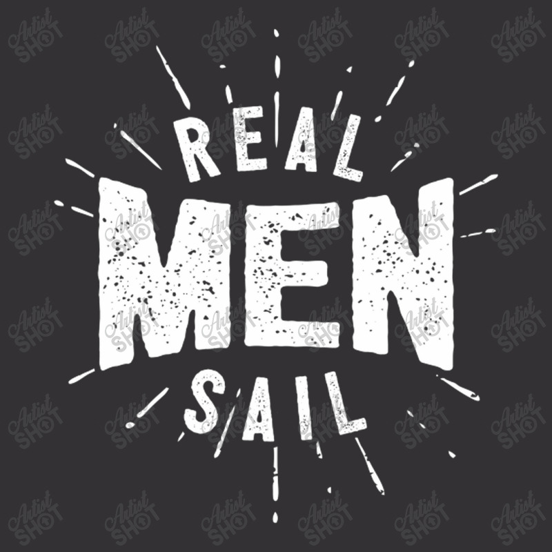 Real Men Sail Vintage Short | Artistshot