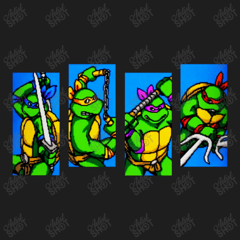 Arcade Turtles Classic T-shirt by Golden Store | Artistshot